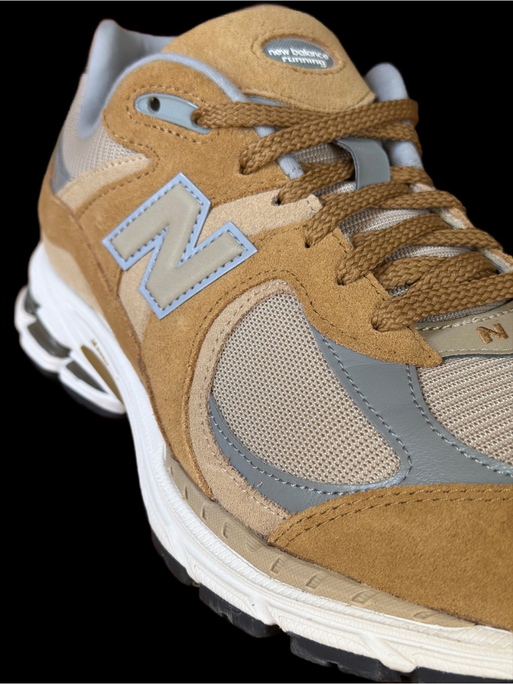 🔥New Balance 2002R Men's 11 Tan and Gray Suede Mesh Lifestyle sneakers - Picture 12 of 13